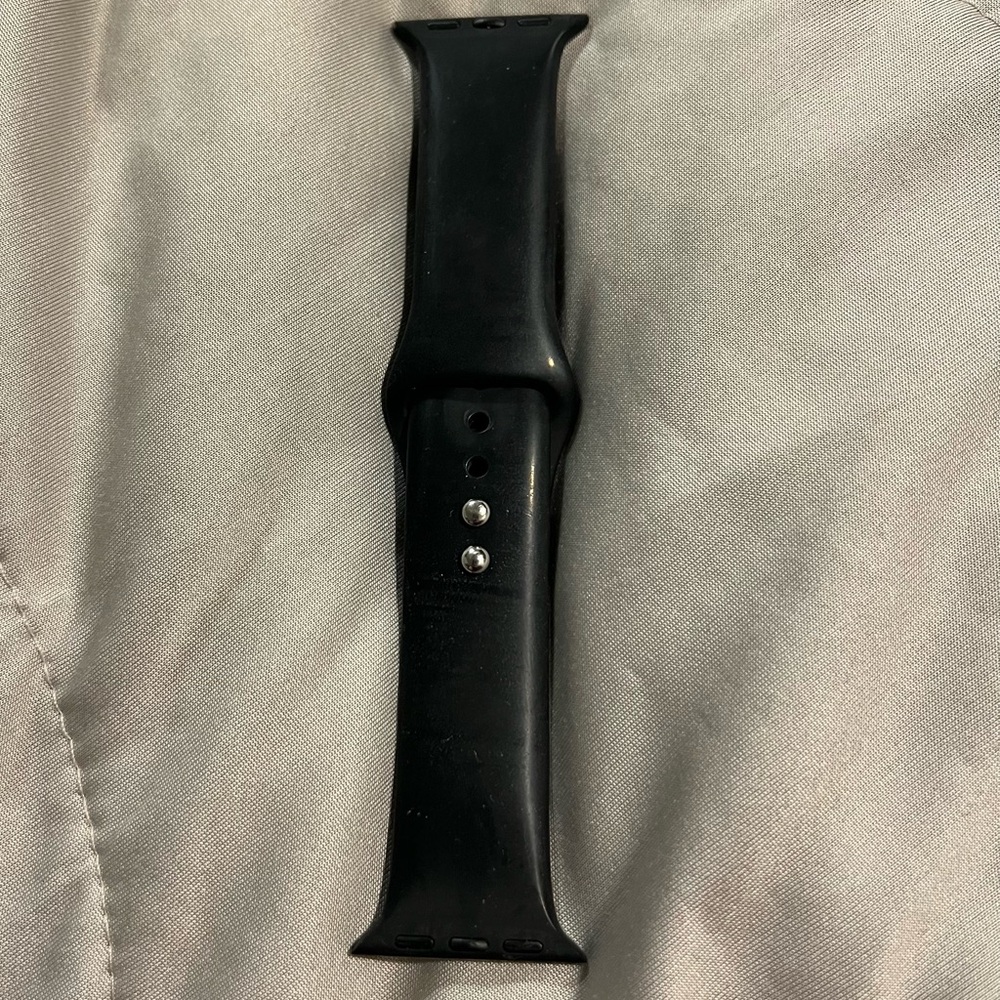 ❗️BOGO❗️ Black Silicone Watch Band(38/40/41mm)